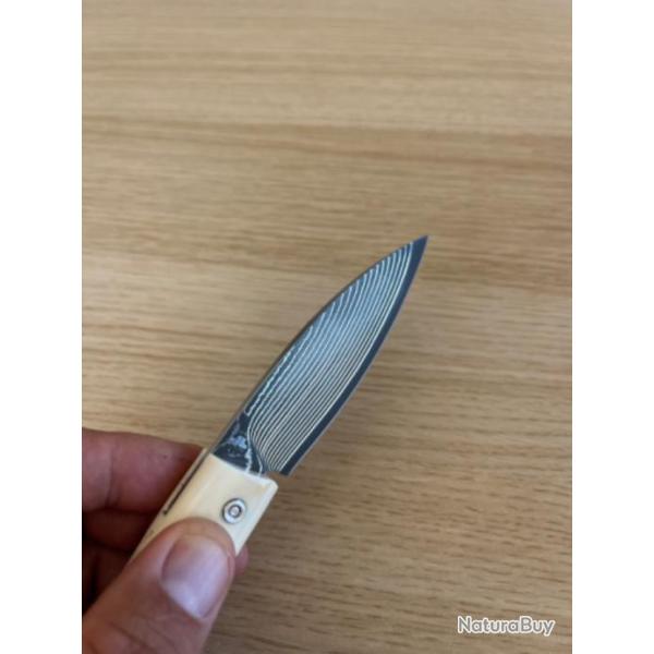 Couteau Savignac - l'Ari�geois - lame Suminagashi SGPS