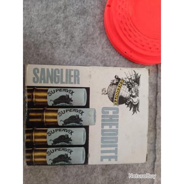 Boite de Cartouches - Collection - Cal 12 pb CHEV  - CHEDDITE SANGLIER