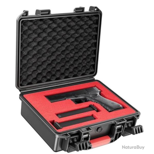 Mallette de Protection Pistolet Transport Arme DIY �tanche � l'eau et aux Chocs avec Mousse