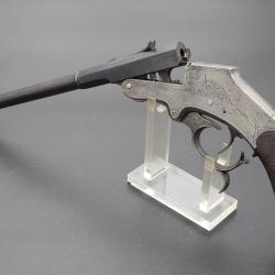 PISTOLET DE TIR 6MM ANNULAIRE LANGENHAN Mod&egrave;le 1893 - Allemagne XIX&egrave; Tr&egrave;s bon Allemagne XIX eme Cate