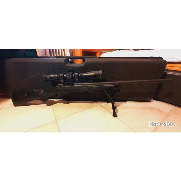 carabine Tikka T3X super varmint 308win canon 24"filet� avec rail picatinny
