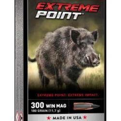 Munitions Winchester 300 WM extreme point 180gr 300 Win. Mag