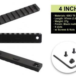 Rail tactique M Lok - 4 &acute;&acute;