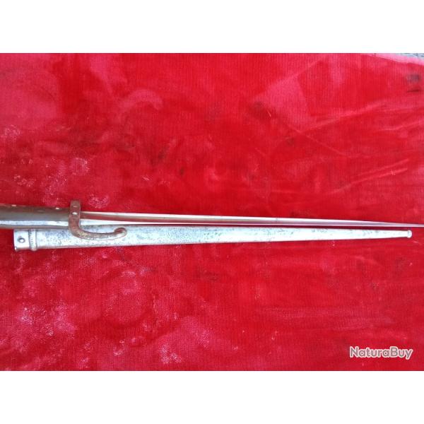 baillonnete manufacture  st Etienne 1883