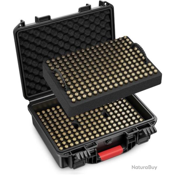 Bo�te � munitions Antichoc �tanche pour 9x19mm Capacit� de 350 Cartouches