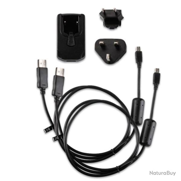 Chargeur secteur (Adaptateurs europe et C�bles microUSB / miniUSB inclus) GARMIN