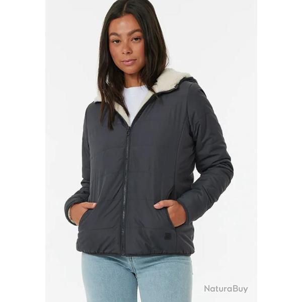 Doudoune Chaude D�perlante "Anti-Series Anoeta Classic" Rip Curl S Noir