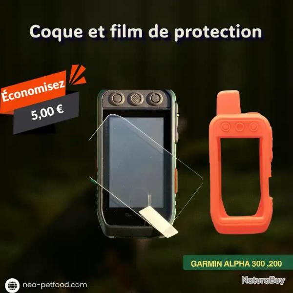 Coque et film de protection GARMIN Alpha 300 200