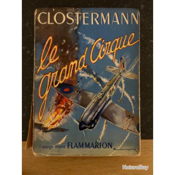 AVIATION Clostermann LE GRAND CIRQUE Pilote Francais RAF 1948 E.O