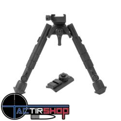 Bipied UTG Recon 360 TL , hauteur centrale de 5.5 "&agrave; 7", 14 &agrave;18 Cm Picatinny
