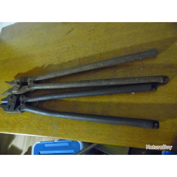 SC LOT DE 2  COUPES BARBELES GRAND MODELE allemand ww1