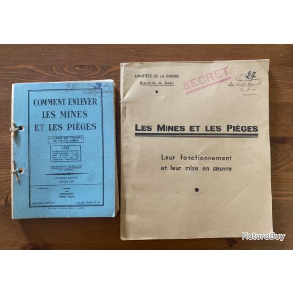 Livrets WW2 d�samorcer mines et pi�ges