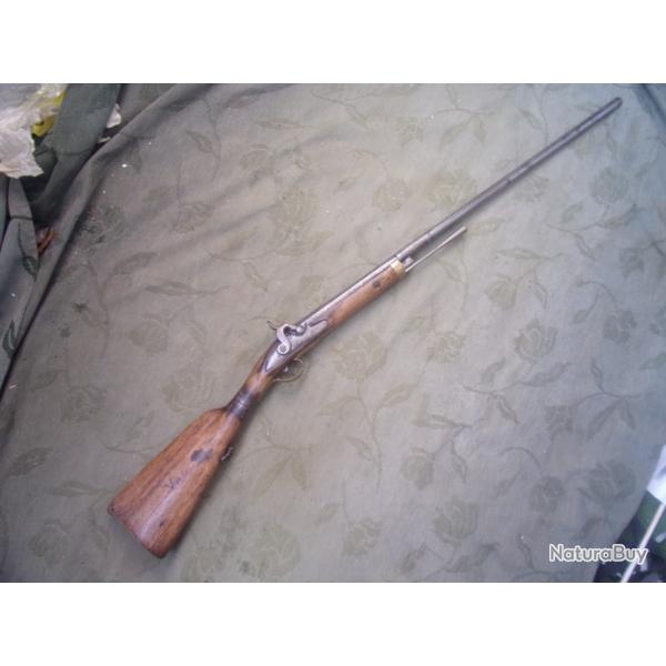 fusil de braconnier � percussion canon d�montable