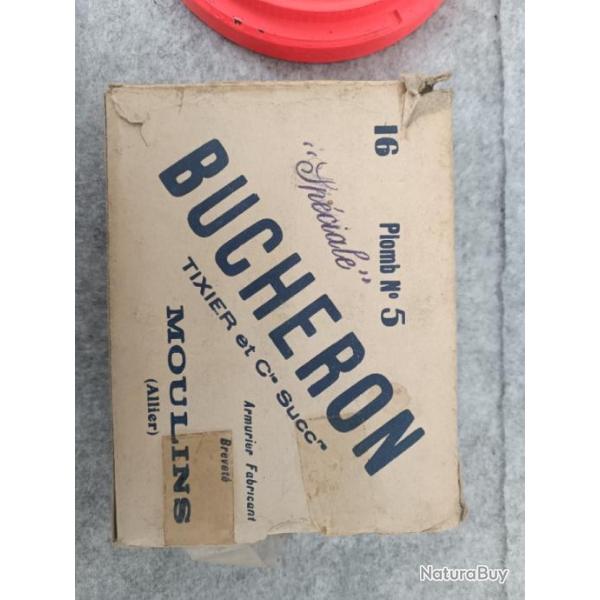 Bote VIDE de munitions pour collection - BUCHERON, MOULINS (Allier)