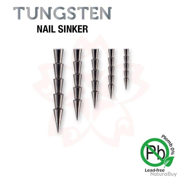 Insert Sakura Tungsten Nail Sinker par 6 0,89g