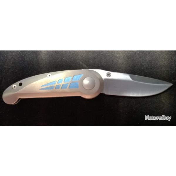 VINTAGE COUTEAU PLIANT B�KER SOLINGEN 440C GERMANY ETAT NEUF LAME MIROIR