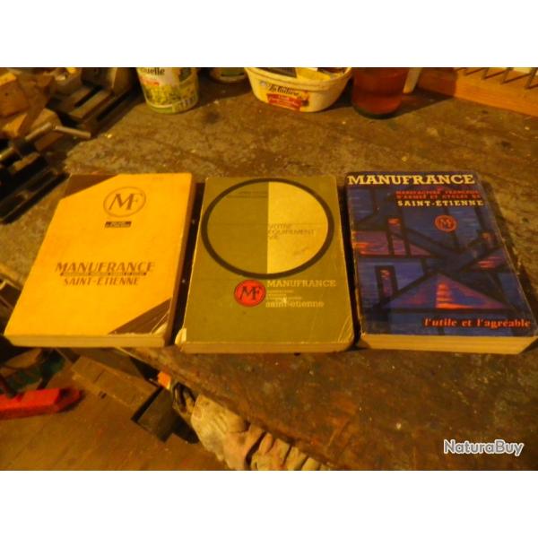 Catalogues Manufrance de 1965  1967 et de 1974  1980