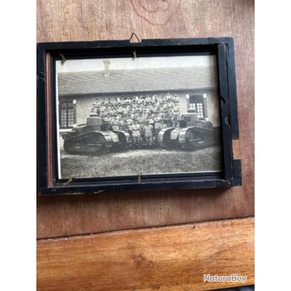 Ancienne Photo / cadre militaire