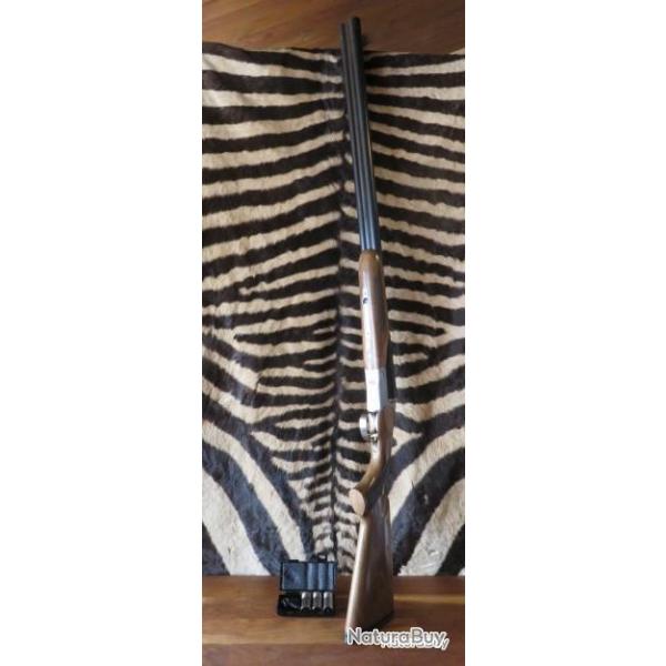 Fusil juxtapos� VERCAR Churchill cal.12/76 canons 71 cm 5 chokes - mono d�tentes - extracteur