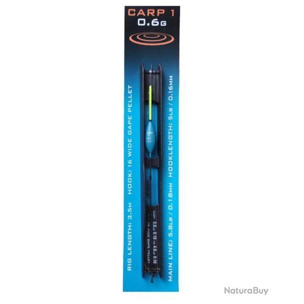 DRENNAN LIGNES MONT�ES CARP 1 POLE RIG DRENNAN 0,18mm 0,60gr 3,50m