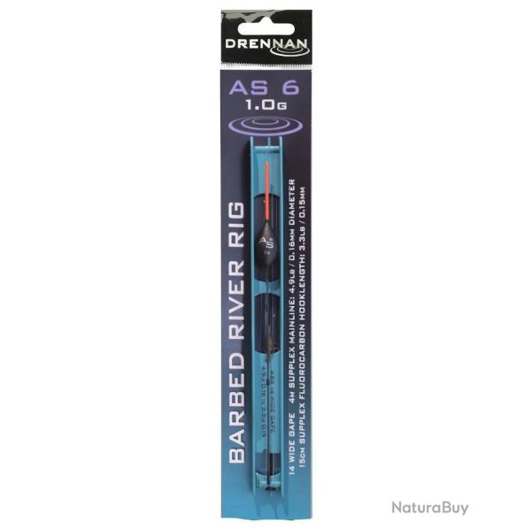 DRENNAN LIGNES MONT�ES AS 6 RIVER POLE RIG DRENNAN 4m 0,16mm 1,00gr