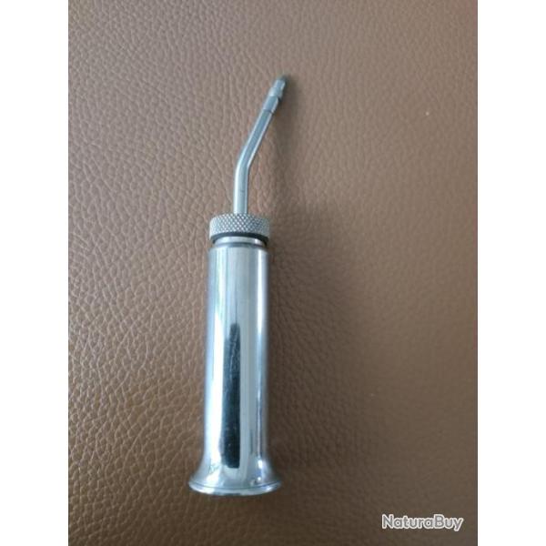 Petite burette a huile pour garnir un coffret de pr�sentation d'arme ou autre ( made England)