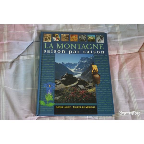 Grand livre "la montagne saison par saison"