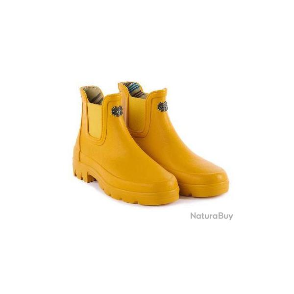 Boots Le Chameau Iris Chelsea Doubl�es jersey Jaune