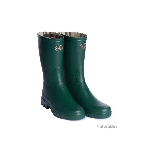 Bottillon Le Chameau Iris Vert fonc�