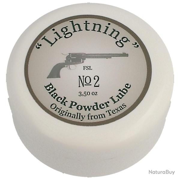 Graisse Lightning No 2 (demi-dure) pour le tir � poudre noire - bo�te