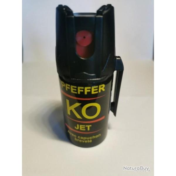 BOMBE DE DEFENSE de marque KO SPECIFIQUE AU POIVRE 40ml