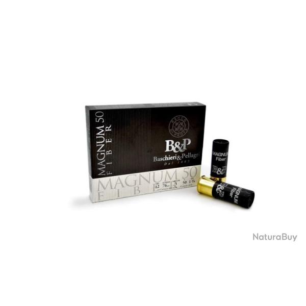 Cartouches B P cal 12 Magnum bourre grasse 50 gr 12 76