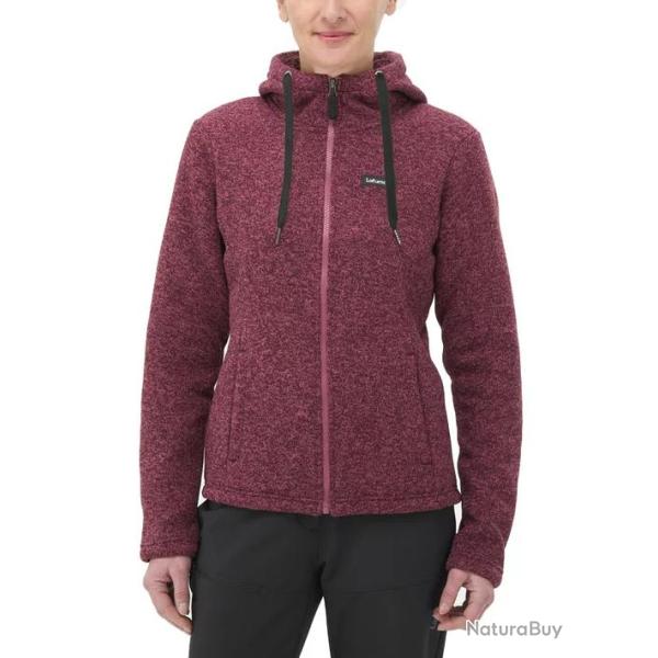 Veste Polaire Chaude Lafuma Cali Hoodie W Bordeaux