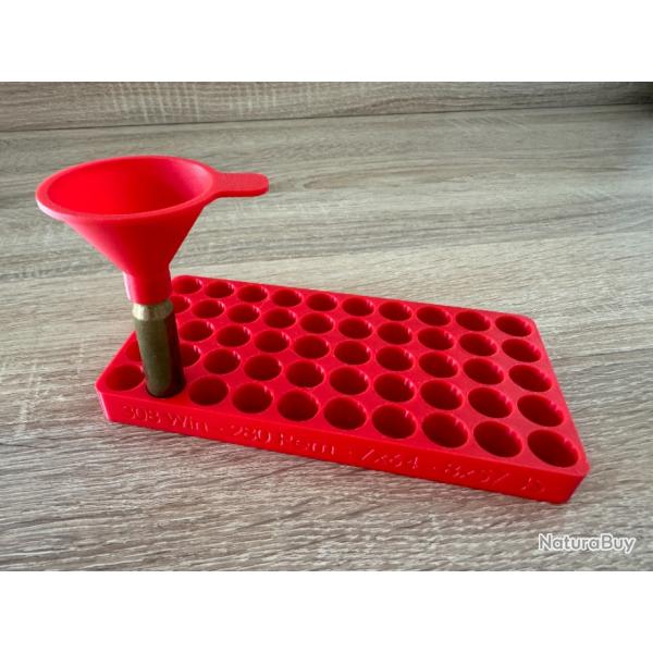 Entonnoir � poudre pour rechargement des munitions / cartouches de calibre 308 Win (Winchester)