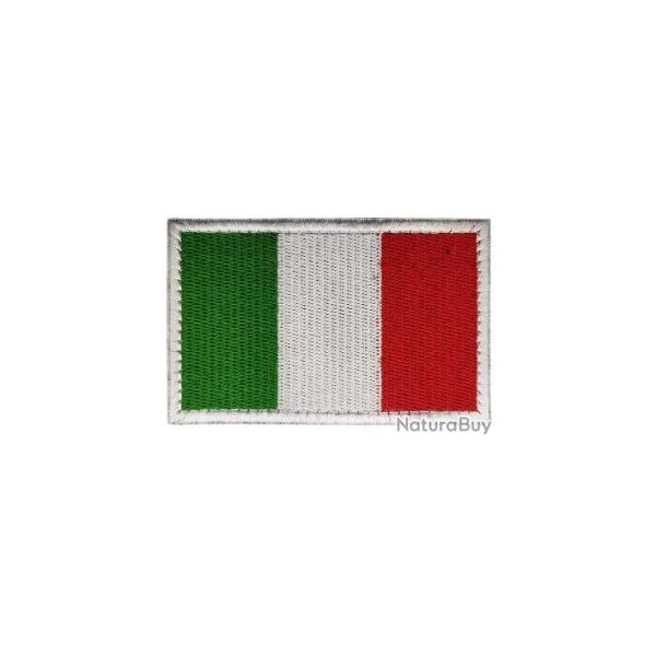 Patch drapeau - Italie - velcro - Livraison gratuite