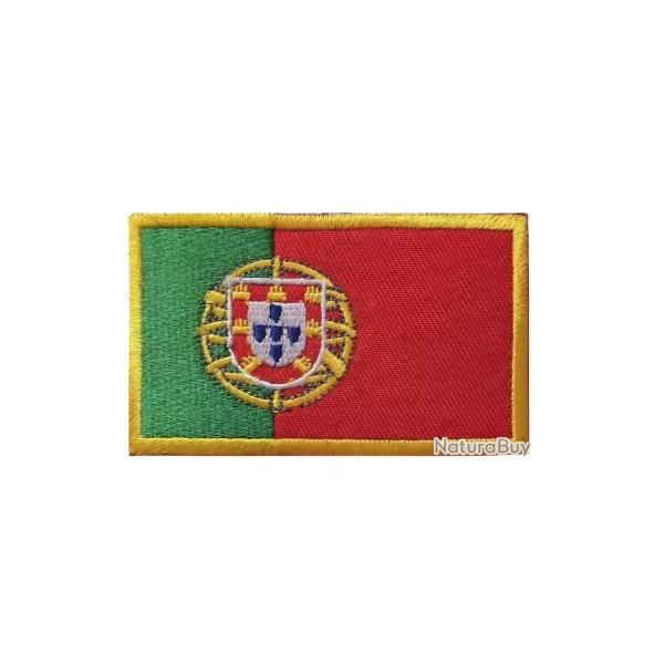 Patch drapeau - Portugal - velcro - Livraison gratuite