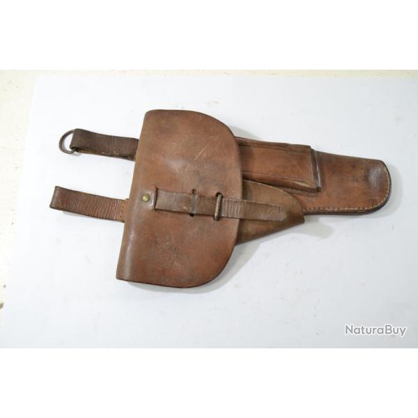 Etui / holster pour pistolet automatique PA MAC50 1950 et PA35. Indochine. Mod�le pr�coce