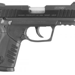 Pistolet Ruger SR22 - canon 3,5" - Cal. 22LR - Filet&eacute; 1/2x28