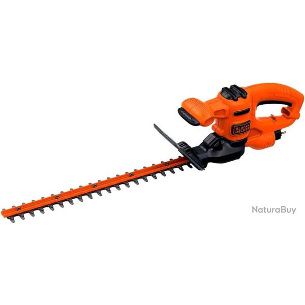 Taille Haies Filaire BLACK & DECKER Coupe 45Cm avec 2 Poign�es garde main