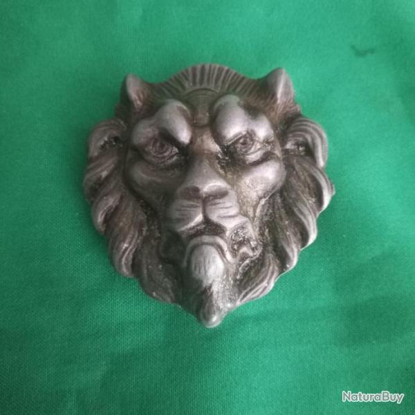 boucle de ceinture  tete de lion