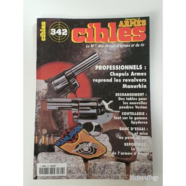 REVUE CIBLES N�342 Manurhin spyderco Fal