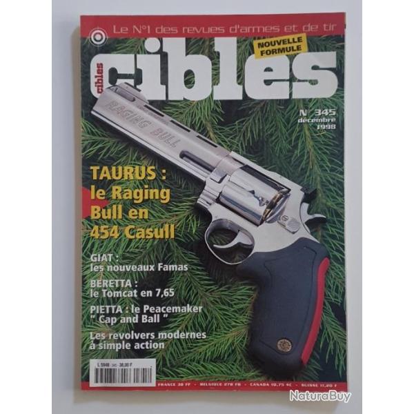 REVUE CIBLES N�345 Taurus Giat Famas Beretta Tomcat Pietta