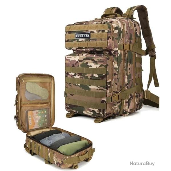 Sac � Dos Militaire Tactique Arm�e Molle 40L Camping Chasse P�che Randonn�e Trekking Camouflage
