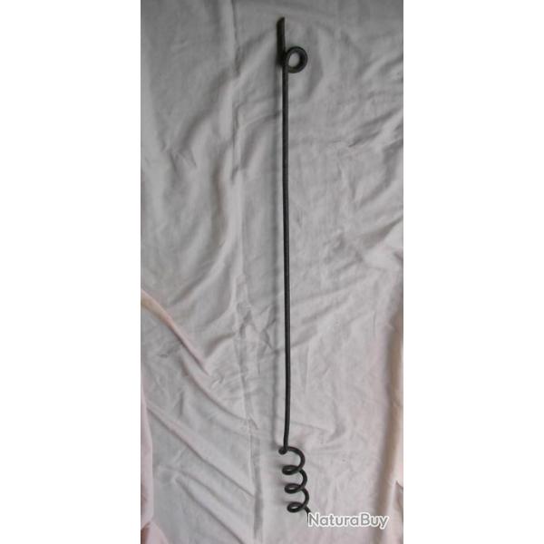 WW1 PIQUET DE BARBEL�S / DE TRANCH�ES QUEUE DE COCHON 129 CM 100% TERRAIN DE COMBATS WW1 3