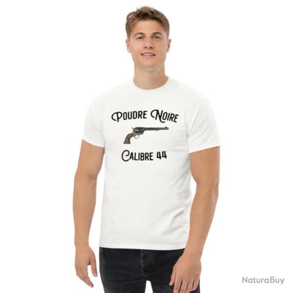 T-SHIRT POUDRE NOIRE CALIBRE 44