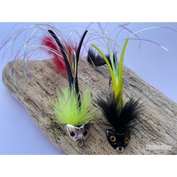 Streamer atlantique 5 grs lot de 2 pi�ces pour le carnassier
