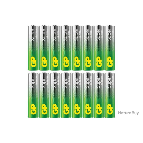 Pack 16 piles AA GP Batteries