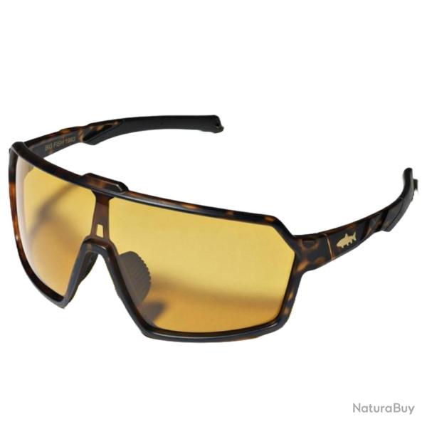 Lunettes Polarisantes Big Fish 1983 Virtual Frame Brown Turtle Trout Jaune