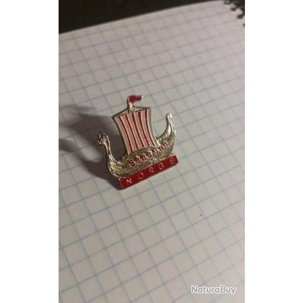 Pin's bateau drakkar Norv�ge Norge ref 3347