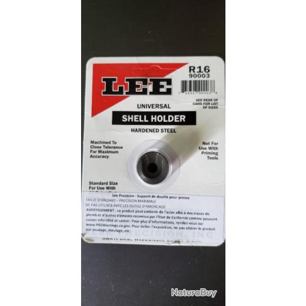 Shell holder LEE  neuf num�ro 16